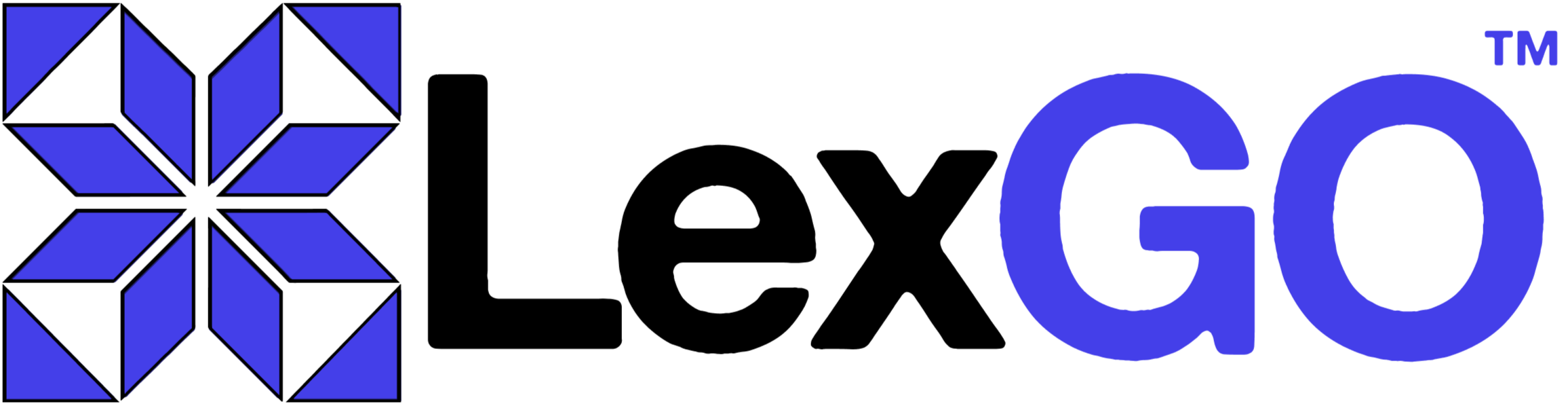 Logotipo principal de LexGO en versión a color